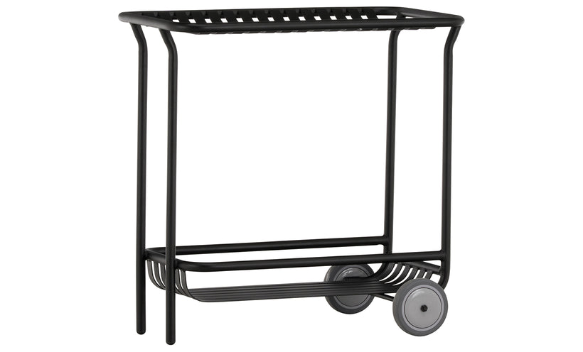 Enid Black Outdoor Cart